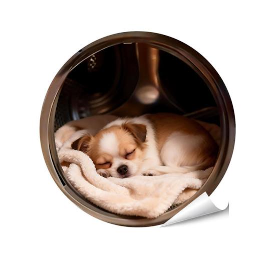 Yousheng 1/6Pcs Simulated Animal Sticker Waterproof PVC Self-Adhesive Dog Cat Rabbit Home Appliances Oven Refrigerator Washing Machine Decorative