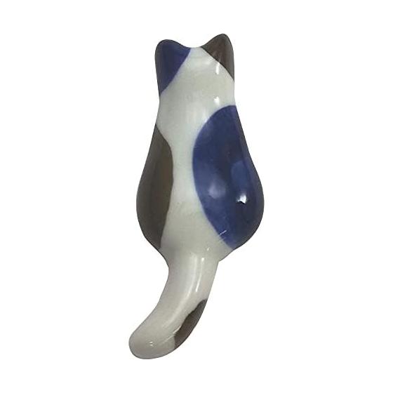 Arita Ware Chopstick Rest, Approx. 6cm, Calico Cat, Made in Japan