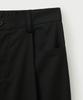 Seteo Classic One-Pleat Easy Pants Black