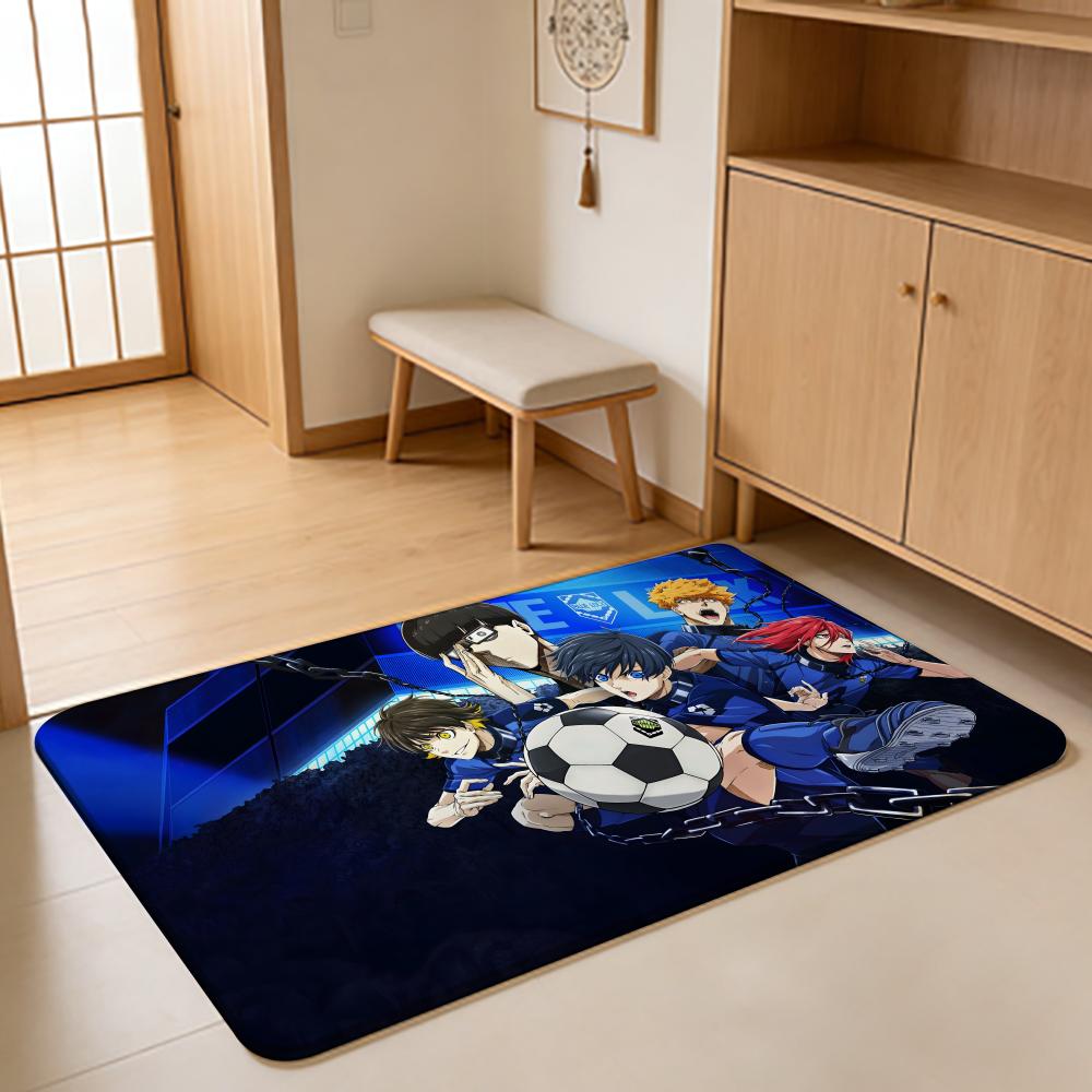 ANIME B-Bachira Meguru Floor Mat Absorbent Floor Mat Non-Slip Entrance Rug for Bathrooms Restrooms and Toilets