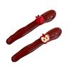 2Pcs Girl Hairpins Three-Dimensional Fruit Design Glossy Resin Texture Fix Broken Hair Slender