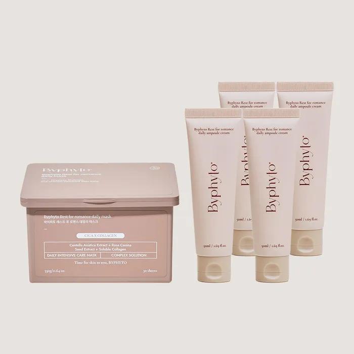 [Byphyto] Byphyto Perfect Planning 5-piece Set (4 Ampoule Creams + 1 Pull-out Mask Pack)