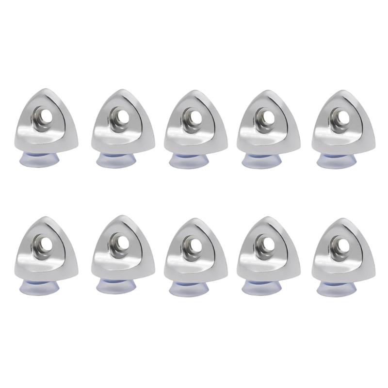 

Pack of 10 Decorative Metal Cabinet Supports Rustproof Shelf Brackets for Home Furniture Installation 1