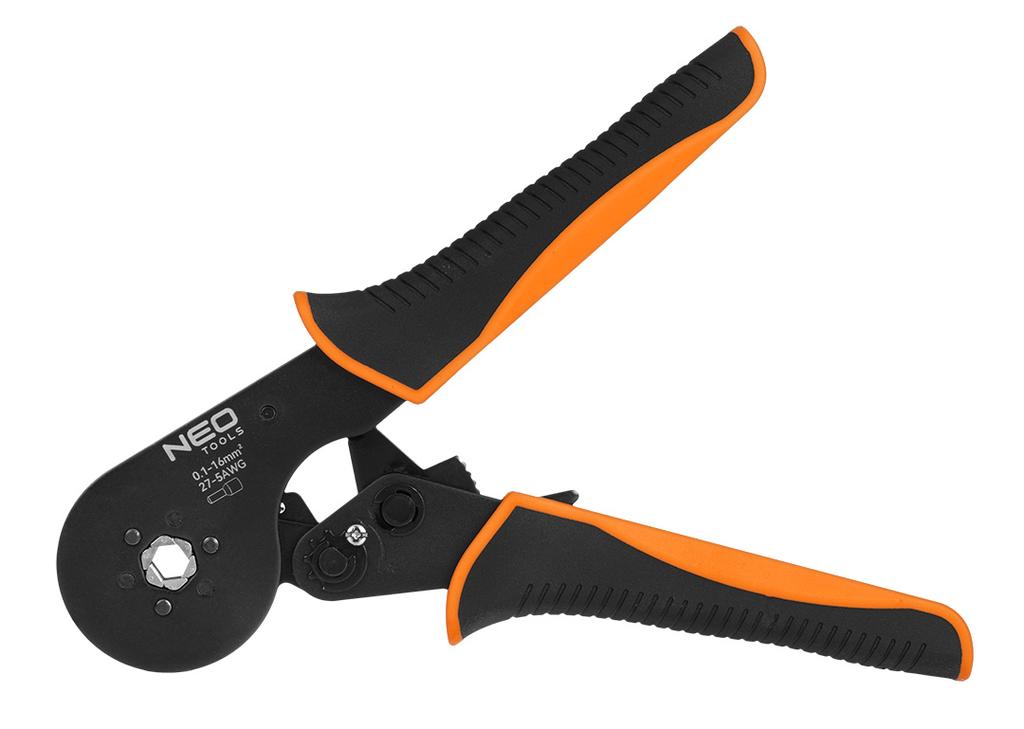 Crimping Pliers for Cable End Sleeves, 6 Stones, Sleeve Diameter: 0.1 - 16 Mm2