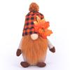 Halloween Pumpkin Harvest Festival Maple Leaf Faceless Doll Gnome Decor Figurine Home Party Display