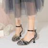 New summer children's sandals princess high heels medium and large children's shoes student show catwalk Lolita girls sandals
