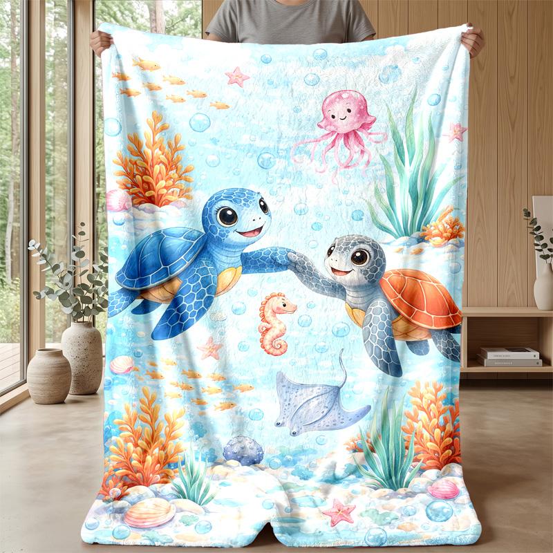 Nachtaktive Tiere Ruhend Thema Decke Leicht Warm Flanell Decke Dekorative Überwurfdecke für Heimdekoration
