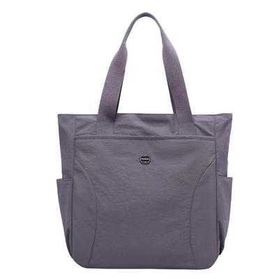 Auty IZUMIYA Women's Lightweight Water-Repellent Tote Bag with Large Capacity, A4 Size, and Nylon Design, Perfect for Commuting, School, or Business,