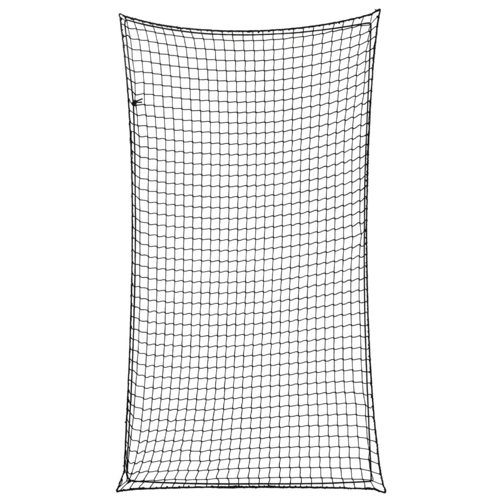 Cargo Net with Elastic Rope Black 2.7 x 1.5 m PP