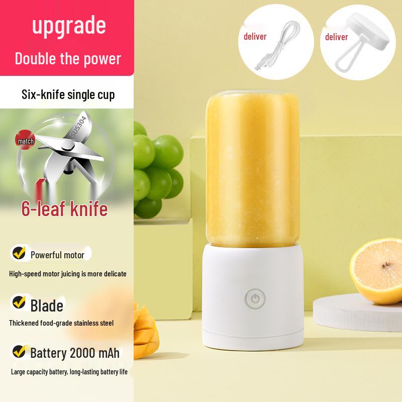 Tragbarer Multifunktionaler Elektrischer Entsafterbecher - Ideal für Studentenwohnheime und Reisen