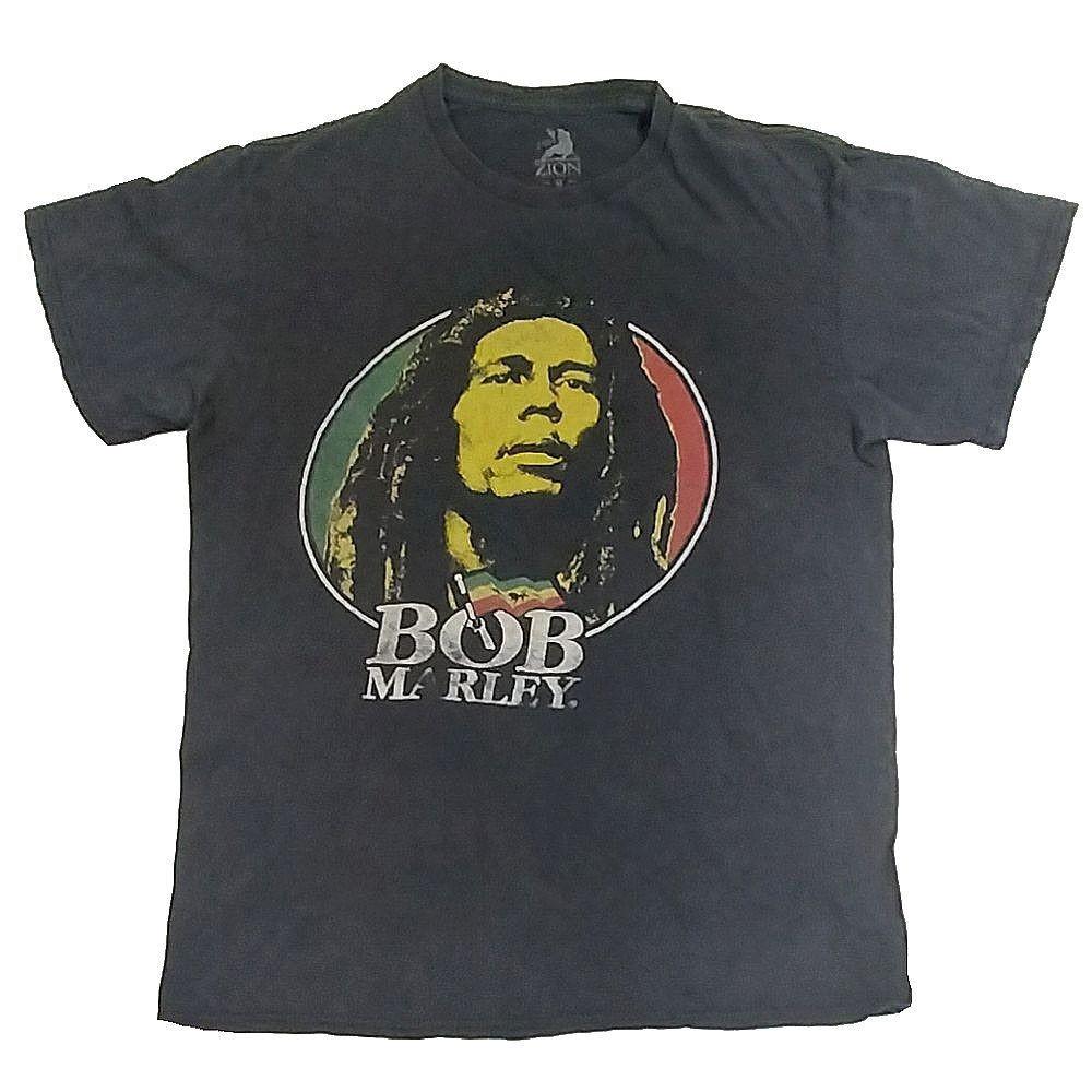Bob Marley Vintage Zion Rootswear T-Shirt Size Medium XXL