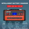 130W Battery Chargers RV Accessories Digital 12V/5A 24V/3A Fast Charge Switch Storage Cell Car Battery Pulse Repair Intelligent