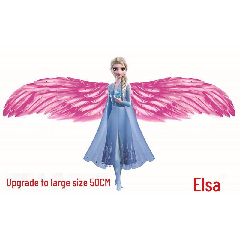 Dynamic Children's Swallow Butterfly Kite - Handheld Plastic Rod with Shaking Wings