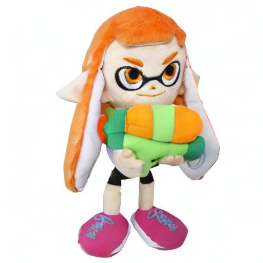 Sanei Splatoon All Star Collection Girl A Plush Toy SP01 W9.5 X D9.5 X H22cm