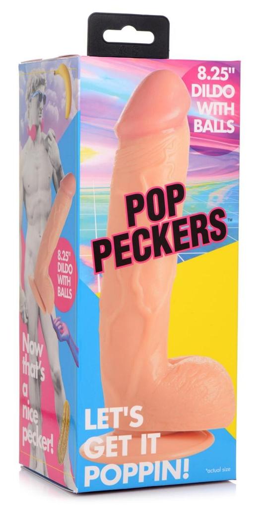 Realistic Poppin Up Dildo 17 X 4.8cm