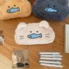 Cute Pencil Case Cartoon Fat Cat Large Capacity Student Stationery Storage Pouch Multi Purpose Travel Cosmetic Bag Gifts