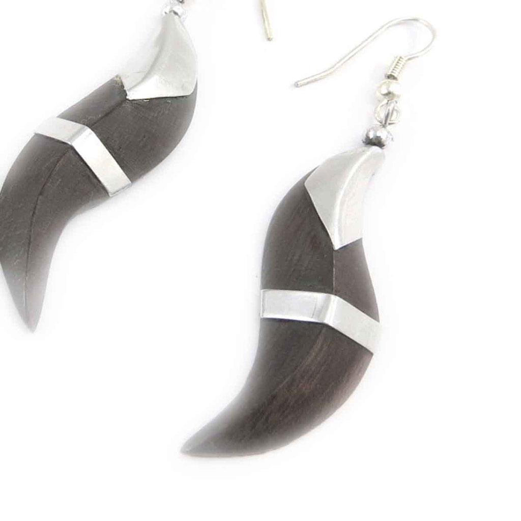 Les Trésors De Lily [J7988] - 'Amazonia' Wood Buckles