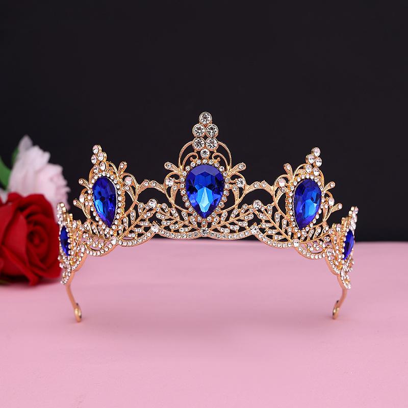 Bridal Crown European and American Baroque Bridal Headwear Birthday Adult Ceremony Crown New Hair Accessories