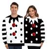 Creative Double Clown Costume Couple Hoodie for Halloween Party
