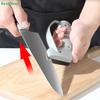 Ergonomischer Messerschärfer | 2-in-1 Hand-KlingenSchärfwerkzeug für Küchenmesser (Rutschfester Griff)