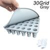 2/3/4/30 Grid Ice Cube Tray Mold for Tumbler Stanley Cup Silicone Cylinder Ice Cube Maker Mold with Lid For 20oz 30oz 40oz