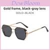 Geometric Polygon Sunglasses With Uv400 Protection For Summer Outdoor Fashion