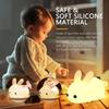 Night Lights for Kids,Light Silicone for Baby Nursery,Portable USB Rechargeable Bedside Lamp for Toddler's Room,Easter Gifts for Child and Teen Girls