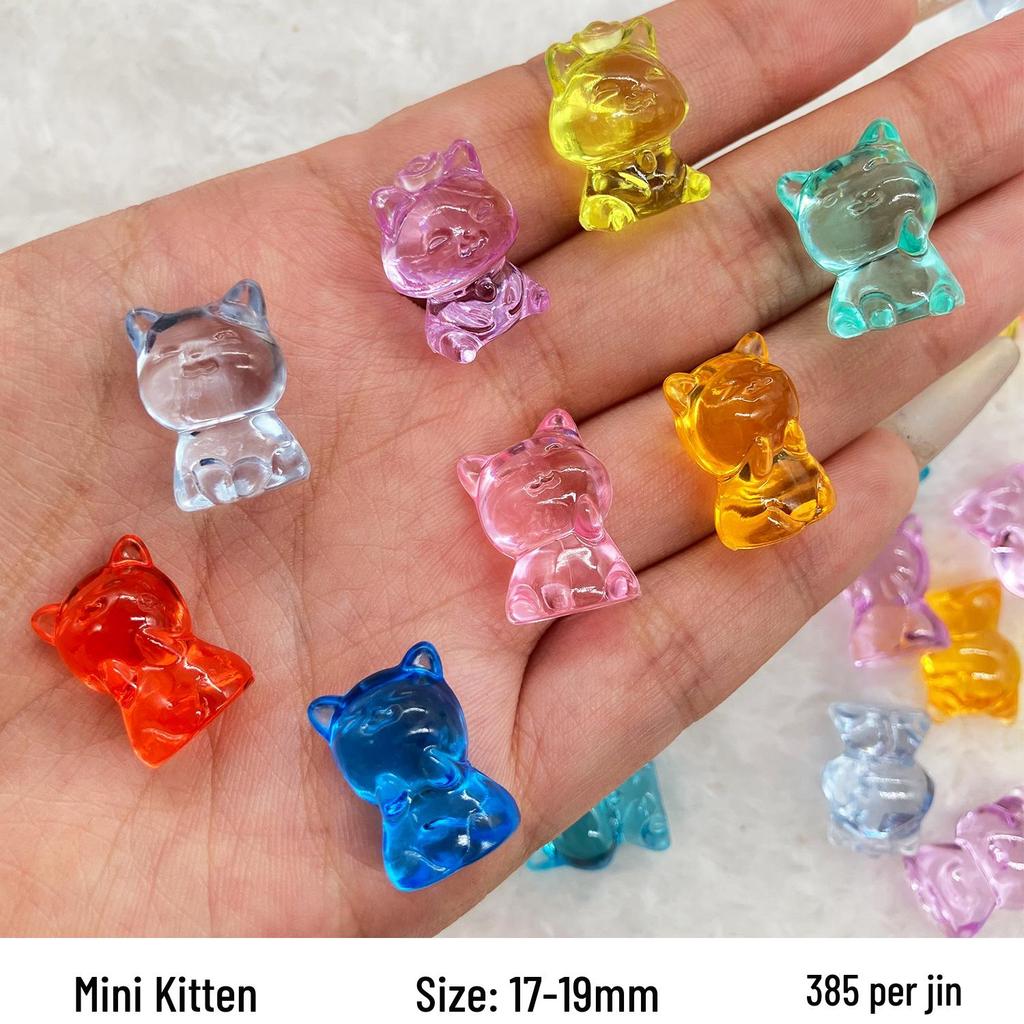 Colorful Mini Acrylic Milk Bottle Cartoon Ornaments - Cute Handmade DIY Decorative Accessories