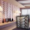 3D nástěnný panel Forma na sádrové, sádrové nebo betonové dlaždice pro dekorativní nástěnné panely 'Copánky'