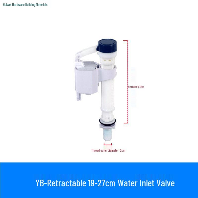 HTD Flush Valve Assembly: Integrated Toilet Tank Accessories & Water Inlet Parts