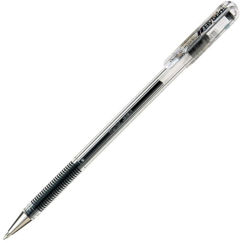 Pentel Gel Ink Ballpoint Pen Hybrid EK105-GA 0.5 Black 10pcs