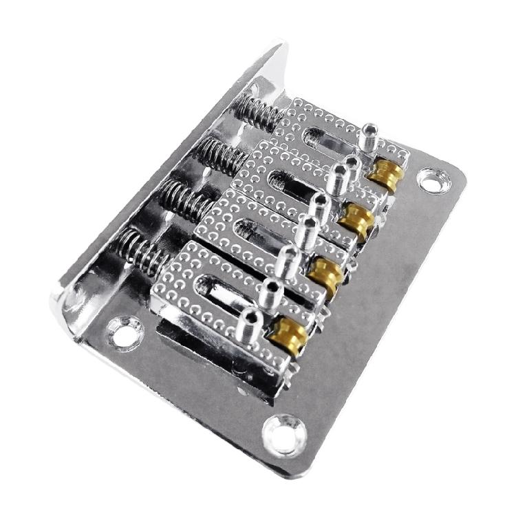 60mm Guitar Roller Saddle Bridge Fixed Hardtail Saddle Bridge Top Load Tailpiece