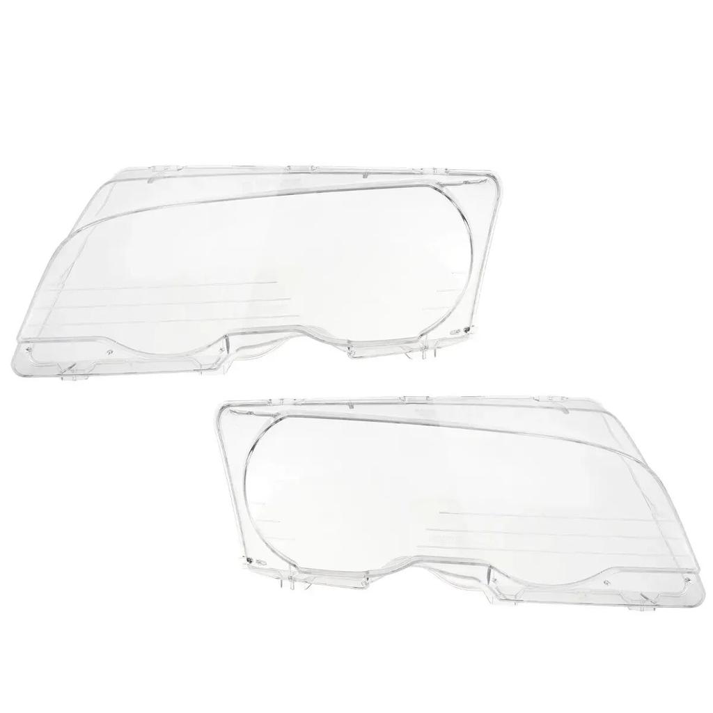 2 Door Headlight Clear Lens Cover Lampshade Headlamp Clear Shell For BMW 3 Series E46 2DR 1999-2003 M3 2001-2006 Headlamp Cover
