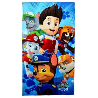 Beach Towel - Paw Patrol - 70x140 Cm - 100% Cotton - Washable - Rectangular