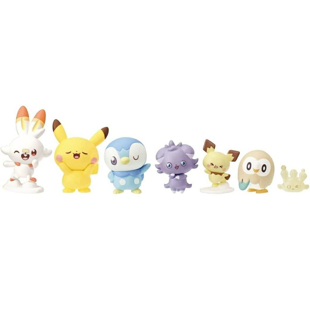 Pokepeace Doll Balloon 6 Types Set Hibany Pikachu Nyasper Pochama Mokuro Pichu Mahomiru Takara Tomy
