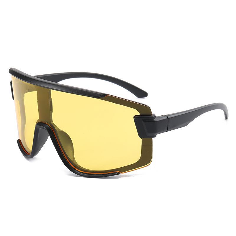 8302 Cross Border New Men's Sunglasses Large Frame Sports Leisure Women's Outdoor Cycling Glasses