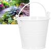 10PCS Flower Pot Mini Succulent Plant Pot Small Metal Bucket for Indoor Outdoor DecorWhite 4x5.5x6cm