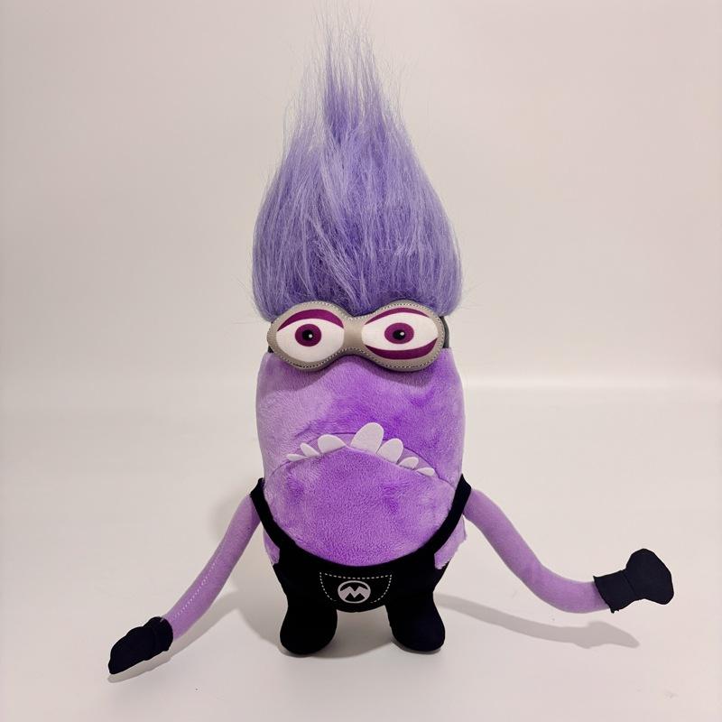 Grukyll Dog Plush Toy Fury Dog Despicable Me Purple Doll Holiday Gift Doll