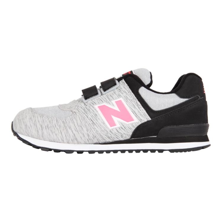 (GS) New Balance 574 Shoes Grey Black Kids KV574PZY EU 37.5