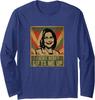 Lifts Me Up Funny Elevator Retro Sunset Long Sleeve T-Shirt