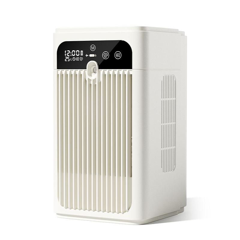 Ventilador Resfriador de Ar Portátil Pequeno com Umidificador de Névoa Refrigerante Ventilador de Ar Condicionado de Mesa para Casa
