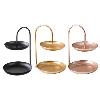 Multifunctional Double Layer Fruit Plate Household Fruit Display Holder Fruit Bowl Suitable for Any Interior Decors
