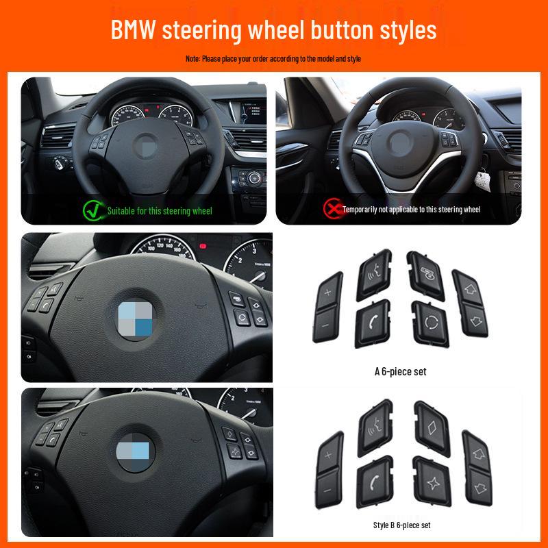 Compatible Steering Wheel Switch Buttons for BMW 3 Series/X1 320/325/E84/E90/E92 (Multifunction)