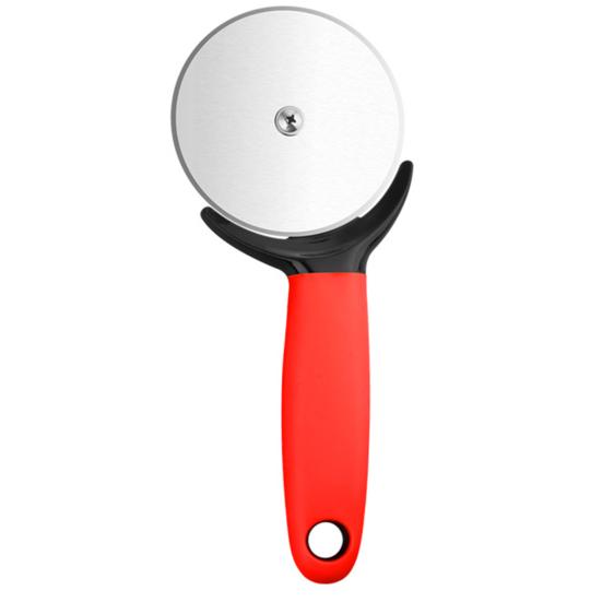 Pizza Cutter with Protective Cover Sharp Edge Ergonomic Handle Smooth Cutting Surface Rust-proof Pizza Wheel Kitchen Gadget