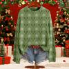 Women's Fashion Christmas Print Stylish Elegant Long Sleeve Top