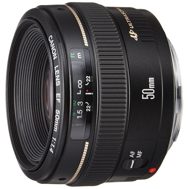 

Canon single focus lens EF50mm F1.4 USM Full size compatible