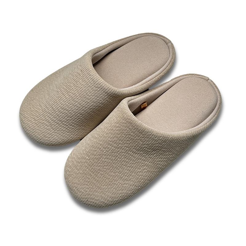 Autumn and winter cotton slippers women's new indoor home keeping warm, silent, non-slip and cold-proof bag head floor cotton shoes men