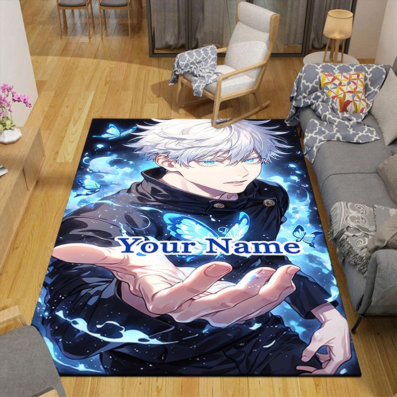 Custom 1Pc Powerful Anime Characters Rug Office Carpet Indoor Outdoor Entrance Doormat Nonslip Soft And Comfortable Living Room D2915154