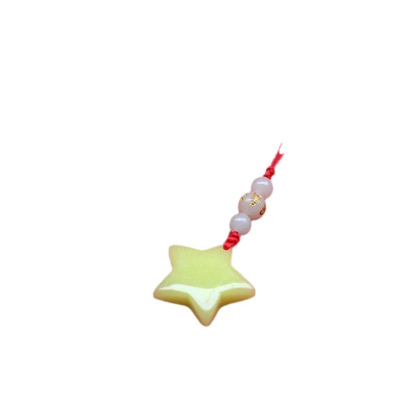 "Luminous Star Stone Pendant - Versatile Night Pearl Keychain for Couples"
