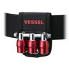 VESSEL Quick Catcher Triple Holder Red QB-10B3R